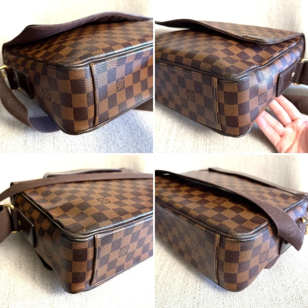 Authentic Louis Vuitton Ebene Shelton MM Damier unisex messanger bag brown - Picture 11 of 16
